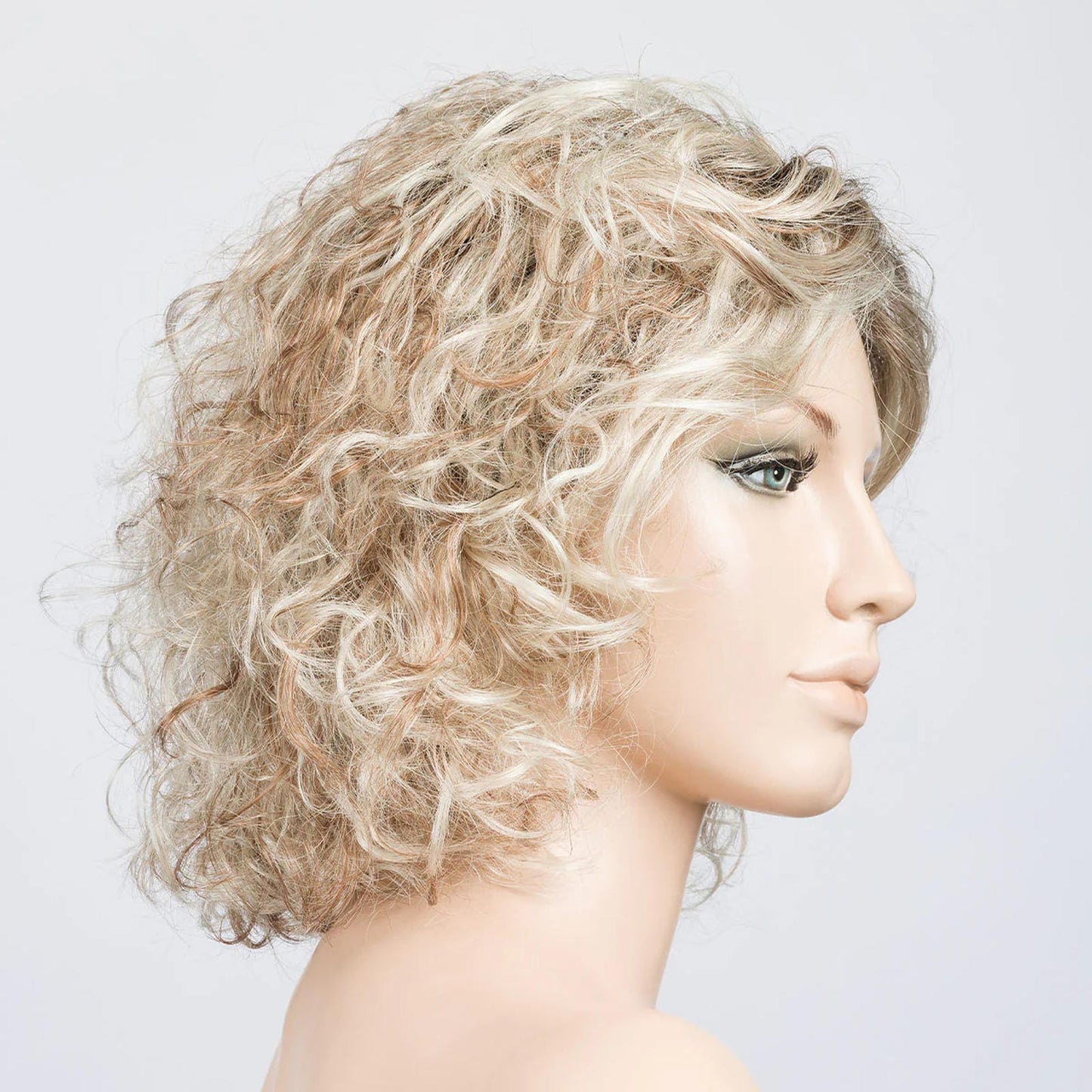 Pearblonde Rooted - Pearl Platinum and Pearl White with Medium Blonde Blend with Shaded Roots