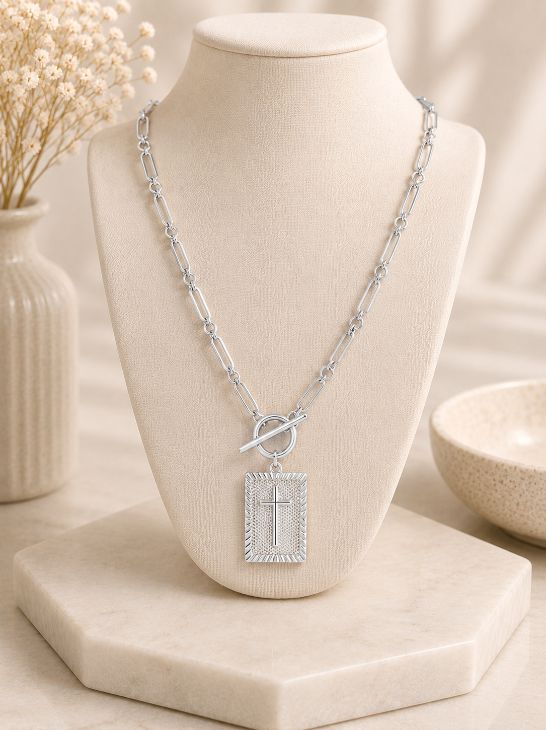 Necklace: Walk by Faith Toggle