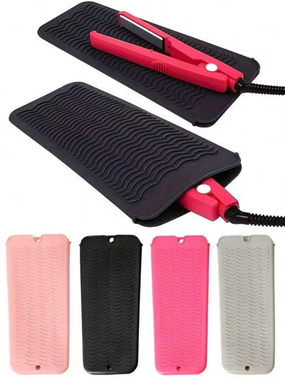 Silicone Heat Styling Matt & Travel Storage Sleeve