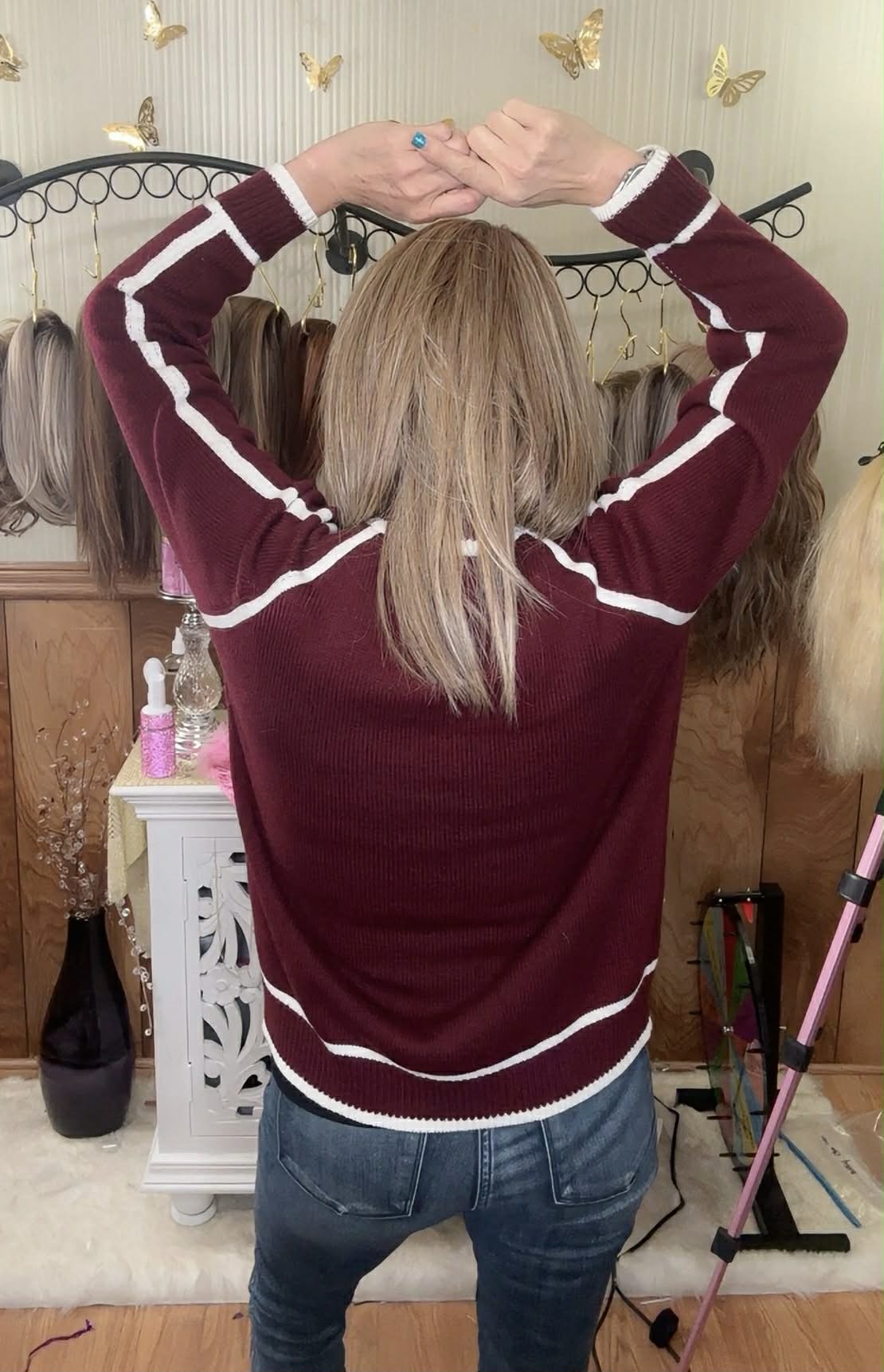 Heart Detail Knit Sweater