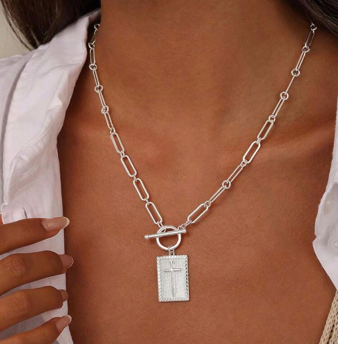Necklace: Walk by Faith Toggle