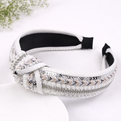 Headband:   Simple Boho Knotted Astd Colors