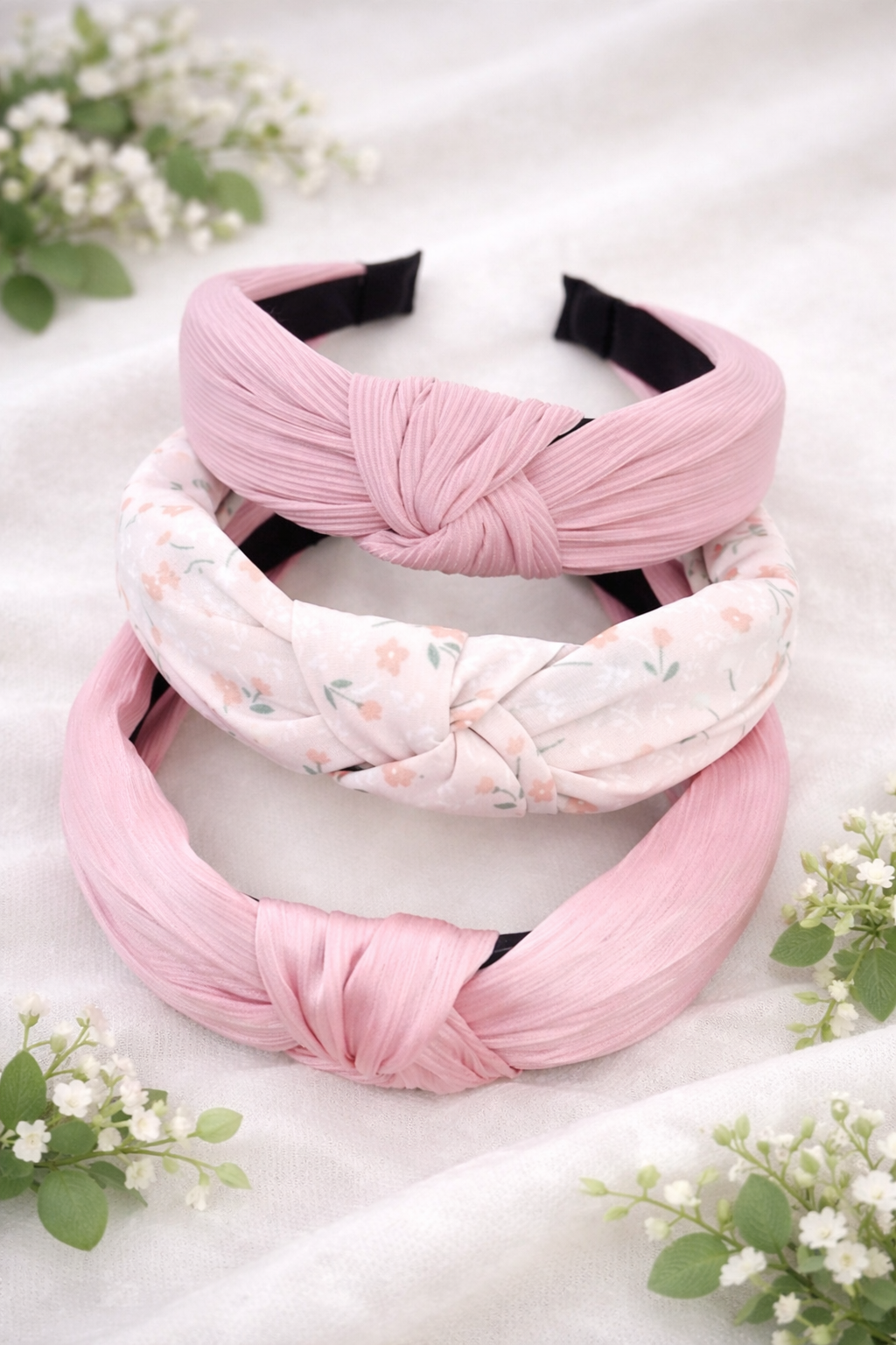 Headband:  Blush and Bloom Knot