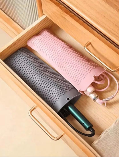 Silicone Heat Styling Matt & Travel Storage Sleeve