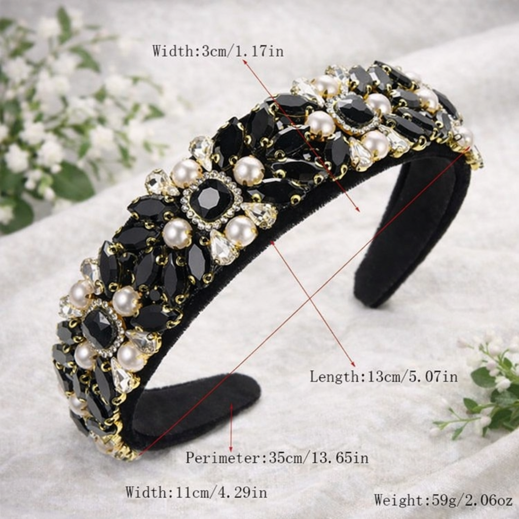 Headband:   Luxe Crystal Embellished