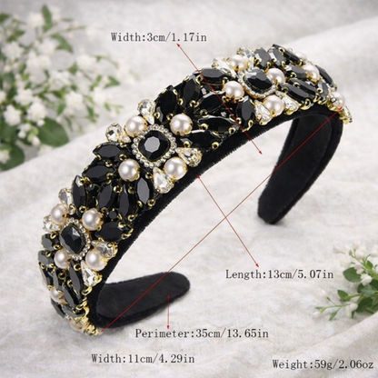 Headband:   Luxe Crystal Embellished