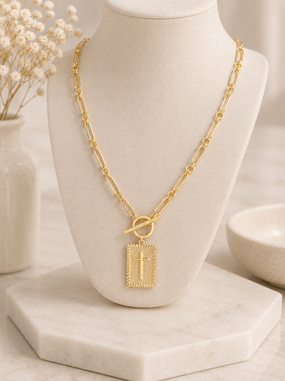 Necklace: Walk by Faith Toggle