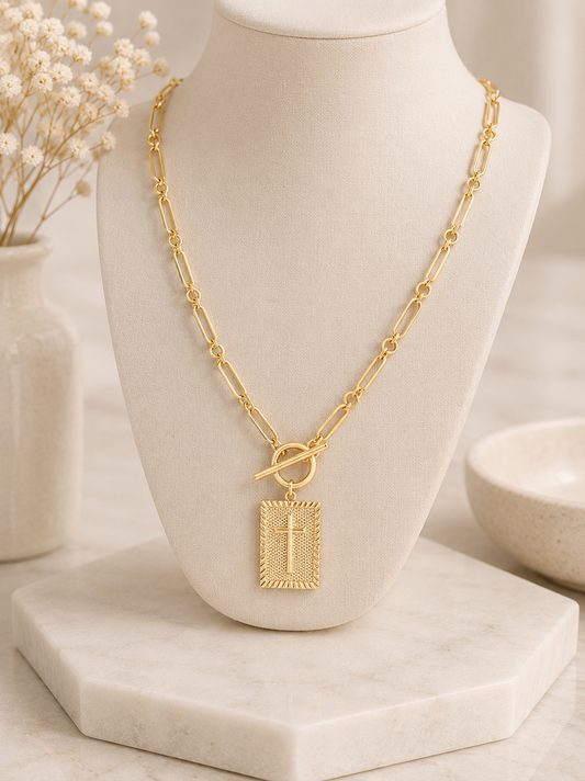 Necklace: Walk by Faith Toggle