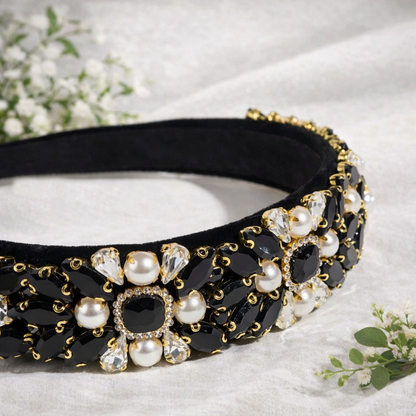 Headband:   Luxe Crystal Embellished