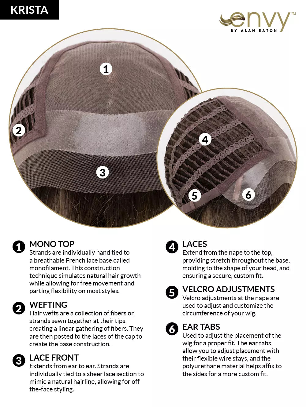 Krista HS Human Hair Blend Luxury Wig