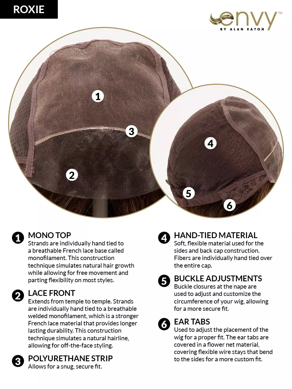 Roxie Hand-Tied Envy NHS Synthetic