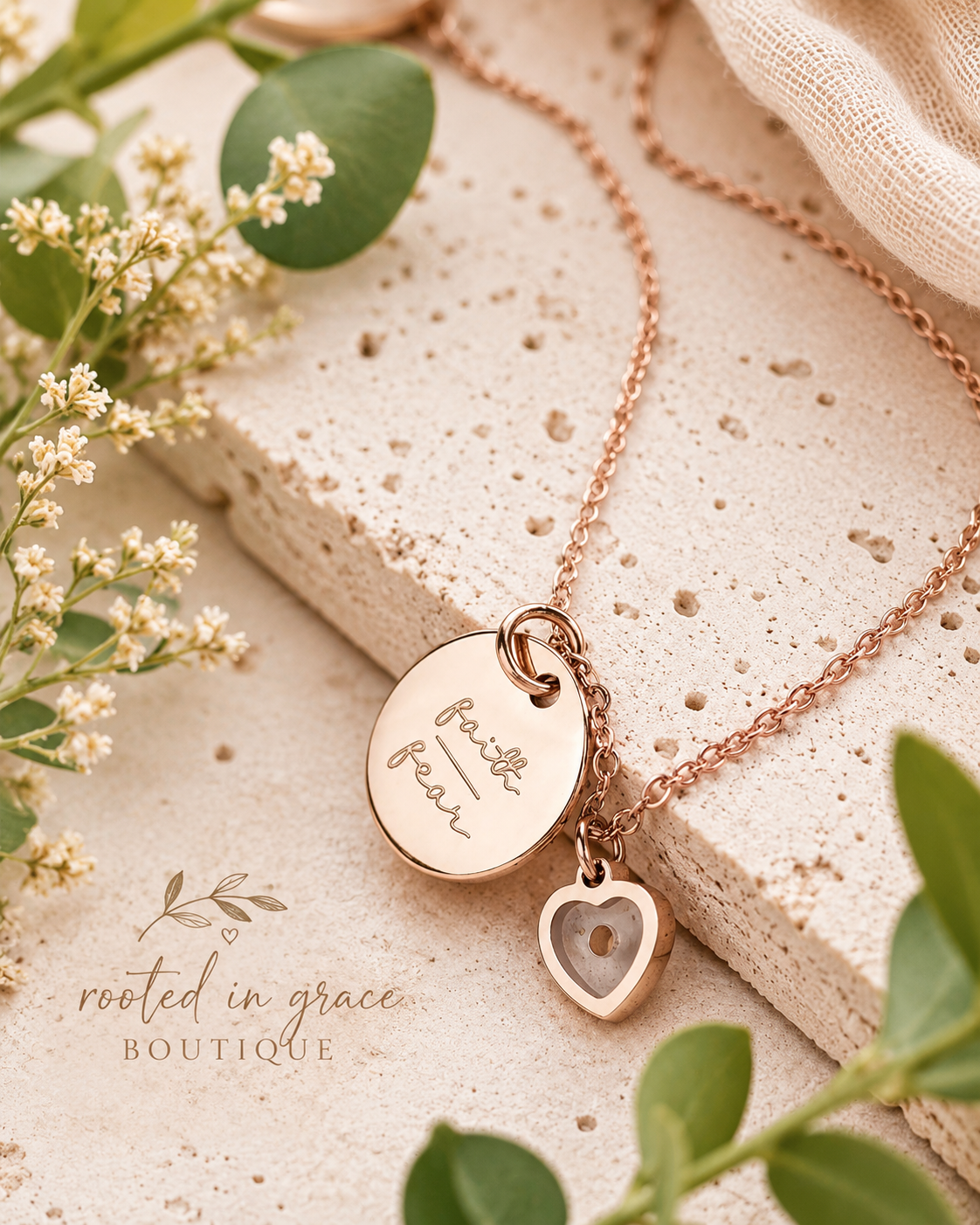 Necklace:  Faith Over Fear