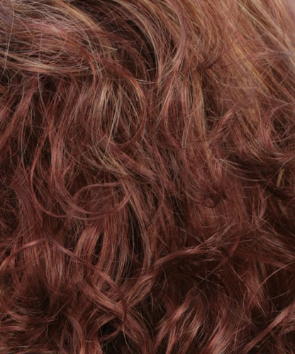 R33LF24 - Dark Auburn Lightening to Golden Blonde Mix in Front