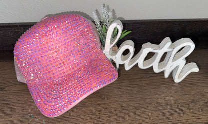Baseball Cap:  Blinged Up in Assorted Colors