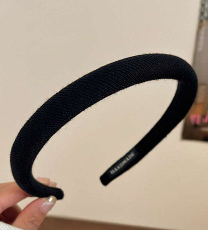 Headband: Solid Color Minimalist Style in Astd Colors