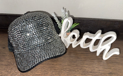 Baseball Cap:  Blinged Up in Assorted Colors