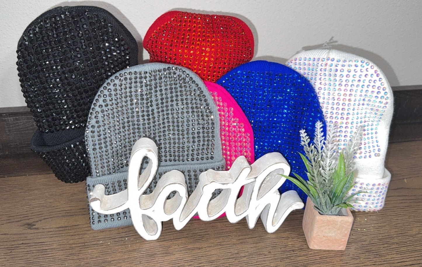 Rhinestone Bling Beanie