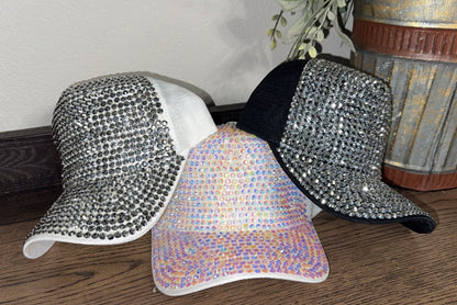 Baseball Cap:  Blinged Up in Assorted Colors