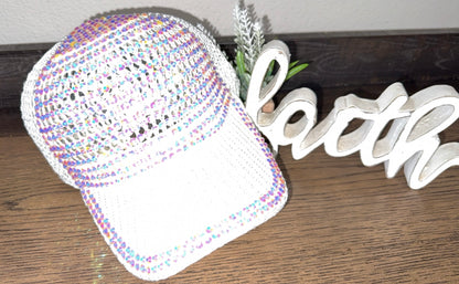 Baseball Cap:  Blinged Up in Assorted Colors