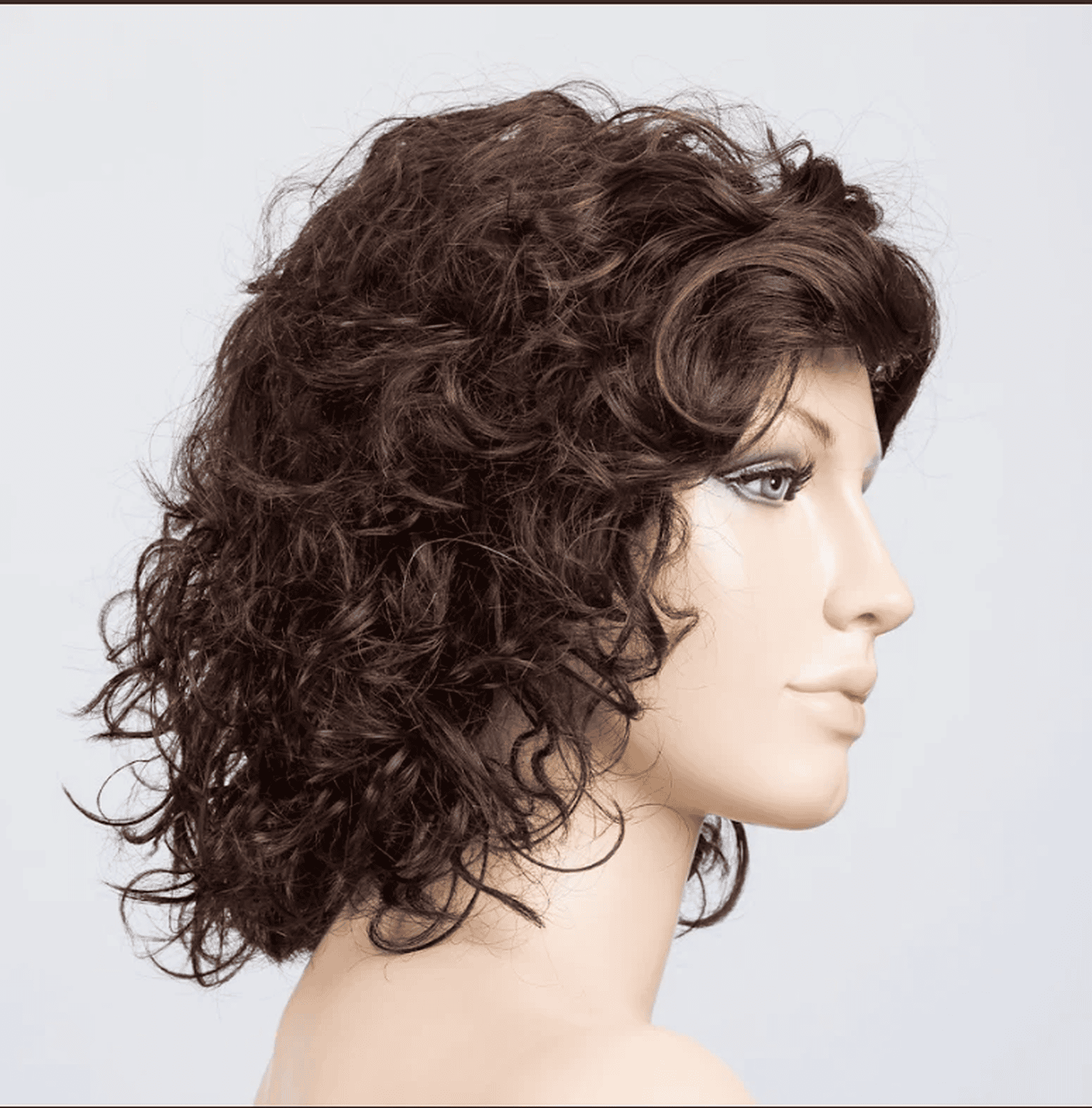 Dark Chocolate Rooted - Darkest Brown Blended with Dark Auburn and Shaded Roots