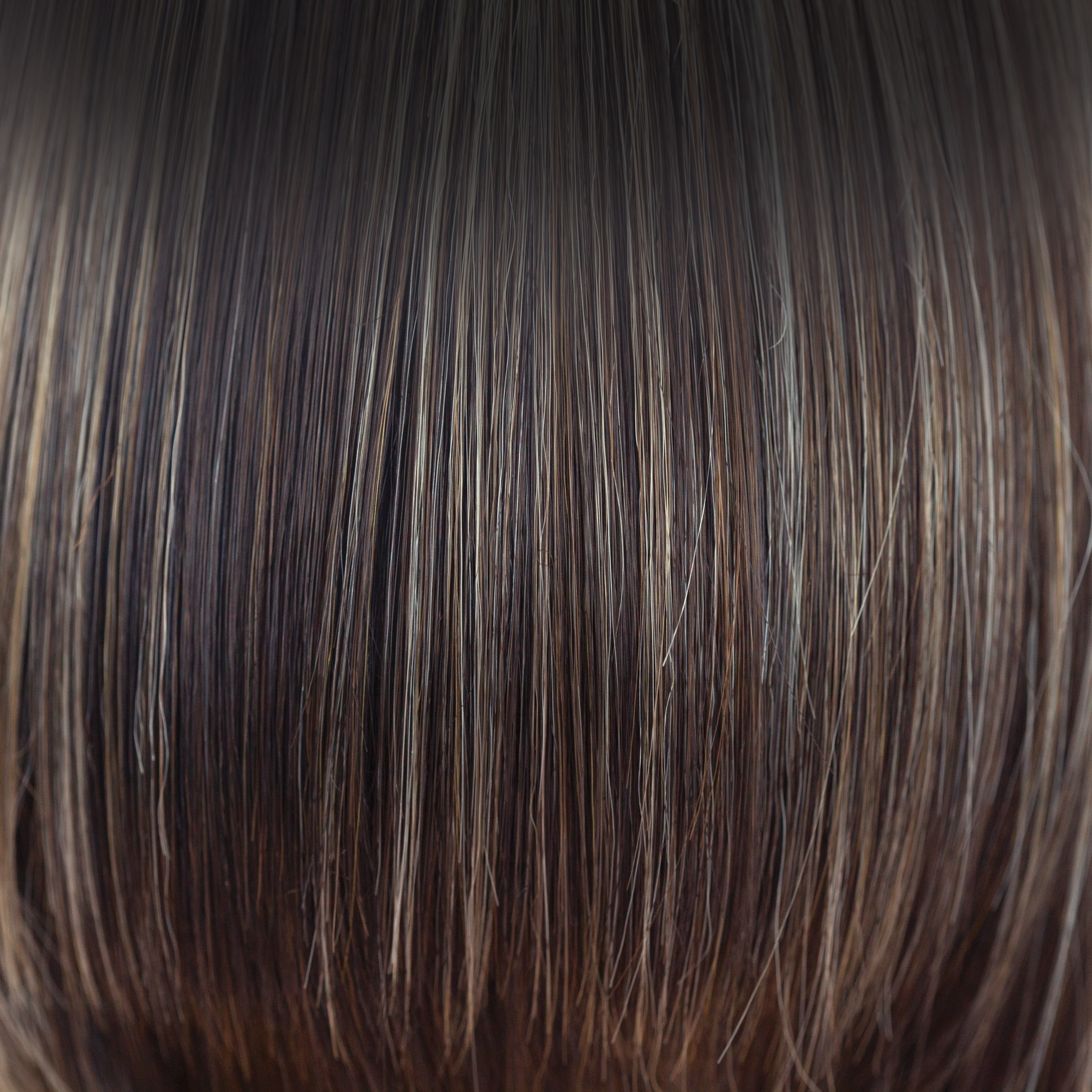 Chocolate Frost  -  With a soft warm medium brown base, splashed with a blend of cool light blond and dark warm blond highlights, Chocolate Frost is a stylish head-turner.