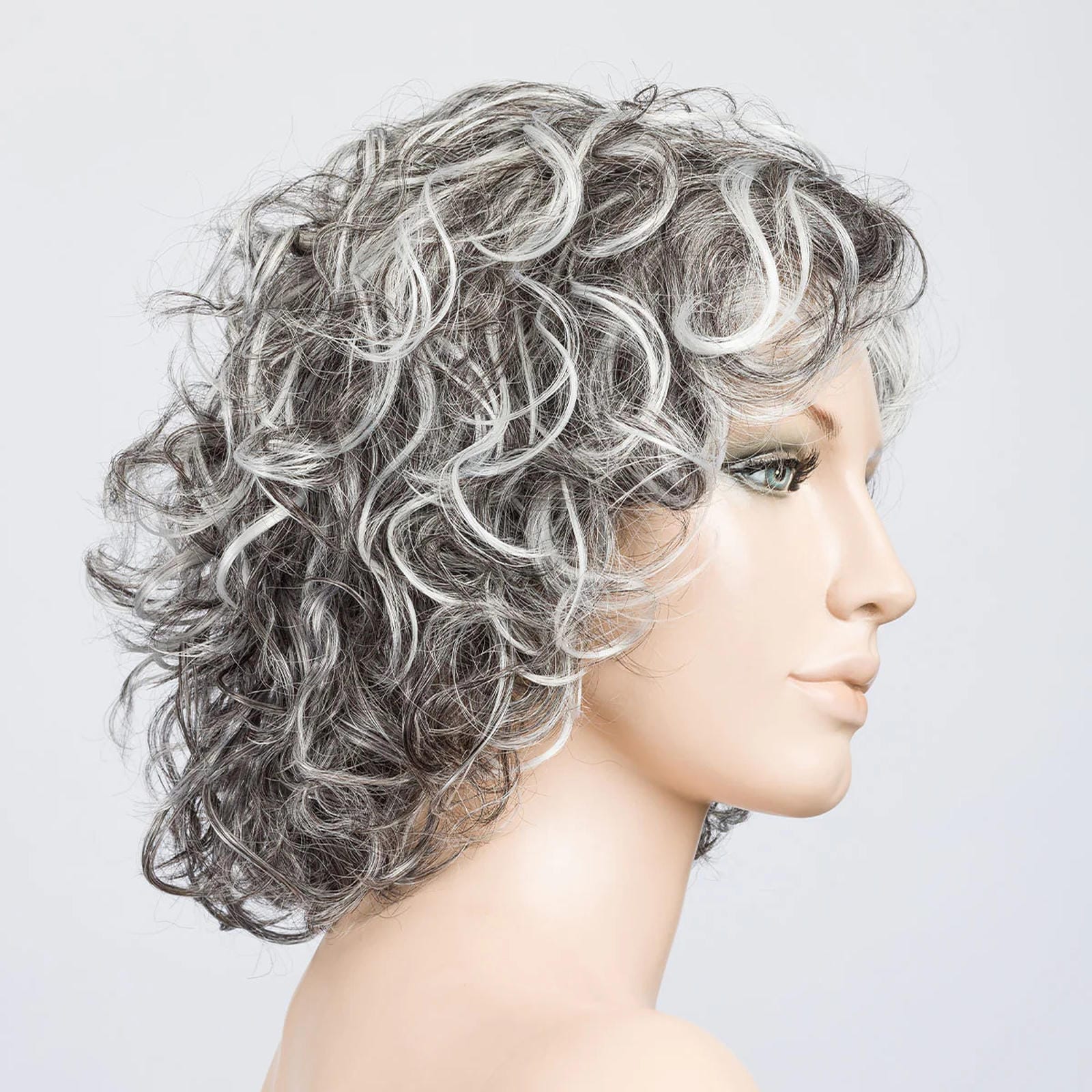 Salt and Pepper Mix - Dark Brown and Pure White with Darkest Brown and Grey Blend