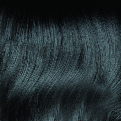 Midnight Stone  -  A smoky fused gray stone base with off-black roots. This cool, unique and stunning gray gives a lush appearance that enhances any style with a beauty boost.