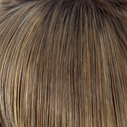 NM Mochaccino  -  A rich medium warm blond. The color has highlights of cream and icy coconut with a slight undertone of chocolate. This color is natural looking with an intelligently, placed, blended regrowth making this color so irresistible!