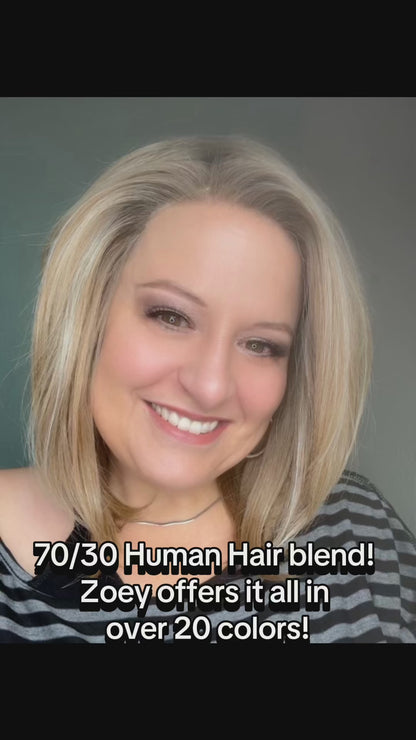Zoey By Envy HS Human Hair Blend Luxury Wig