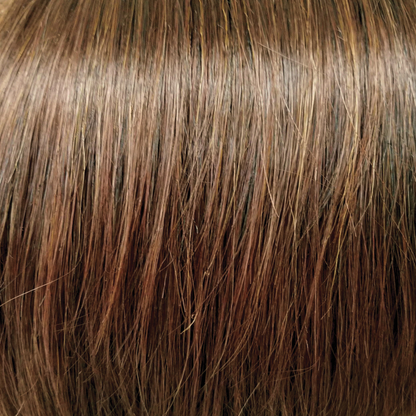 Red Brown  -  A natural blend of warm rich brown and reddish brown with a subtle reddish shade on a brown base.